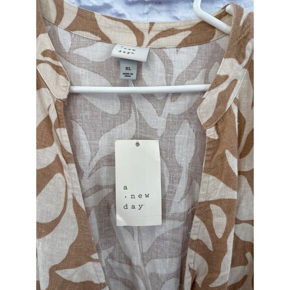 a new day Women Romper Brown-Cream XL - Picture 3 of 5